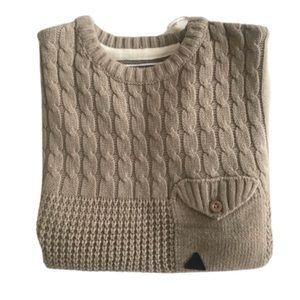 Soulstar Boys Sweater, Taupe Size 9/10.